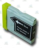 1 Chipped LC1000Bk Black Compatible Ink Cartridge for the Brother DCP-750CN Printer from 'The Ink Squid' - The Latest Chip, Fully Compatible With Brother DCP and MFC Printers and the Maximum ML Capacity of any Compatible Ink Cartridge.