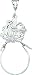 Sterling Silver #1 Mom Charm Holder