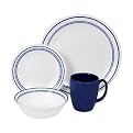 Corelle Classic Cafe 16-pc. Set- Blue