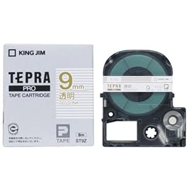 KING JIM PROテープ 透明ラベル 金文字 ST9Z
