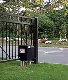 The Mighty Mule  Single or Dual Slide Gate Opener with Lock - Automatic Opener Kit for up to 500 lbs./30 feet (per leaf)