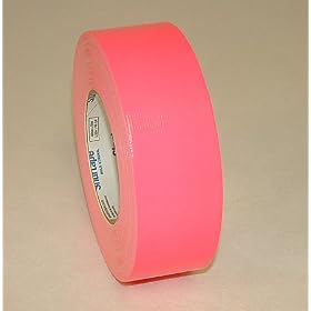 Shurtape PC-619 Fluorescent Duct Tape: 2 in. x 60 yds. (Fluorescent Pink)