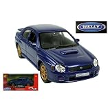 (WELLY) Die Cast Collection 02 Subaru Impreza WRX STi Blue (Age 3+) 