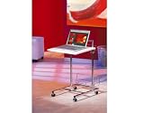 Link 50901140 Laptoptisch ""Scooter"" wei&szlig;/chrome