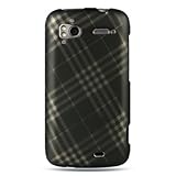 Diagonal Checker Hard Case Snap On Faceplate Cover For HTC Sensation 4G