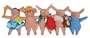 Piggies Finger Puppet Playset: 5 Puppets, 4" Each