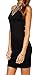 made2envy Halter Jeweled Neckline Bodycon Mini Dress (M, Black) C21884MBL