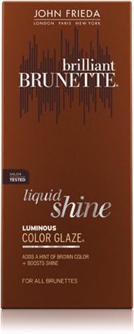 John Frieda Brilliant Brunette Liquid Shine Luminous Color Glaze-6.5 oz (pack 2)