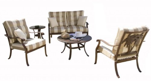 Coco Palm Patio 5 Piece Deep Seating Set product image