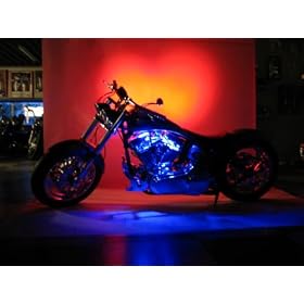 Red diode Neon Motorcycle Lighting Kit