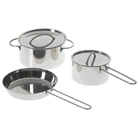 Children's Stainless Steel Cookware Set 5 Pc. Gift Set by ToySmith