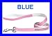 BLUE - 6 FOOT - Gemstone Jeweled Leads