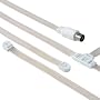 Wurfantenne, Dipol, f�r UKW mit IEC Kupplung 75Ohm von NoName