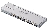 ELECOM U2H-K4BSV バスパワー専用4ポートUSB2.0ハブ