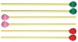Yamaha Educational Keyboard Mallets Red - Hard - Cord Wound - Recommended For Vibes