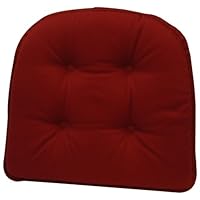 Klear Vu Gripper 100-Percent Cotton Twill Chairpad, Red Sedona