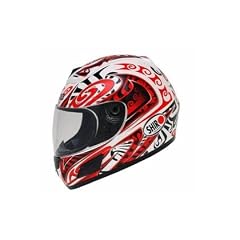 Shiro IC0610 Integralhelm weiss/rot Gr. XL