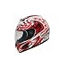 Bild: Shiro IC0610 Integralhelm weiss/rot Gr. XL