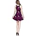CowCow Red Pink and Purple with Skulls Sleeveless Dress