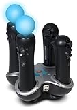 Elite Quad Charging Bay for PlayStation Move Controllers with 4 USB Slots