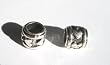 Murano Style Silver Plated Spacer Bead Fits Pandora Heart, 9mm (1)