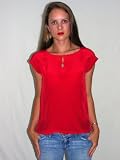 Classic Silk Shell - 100% Silk - Royal Silk - Red - Small