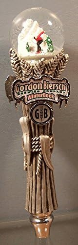 Gordon Biersch Winter Bock Snow Globe Tap Handle