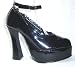 Shiny RED or Black Pumps with 5