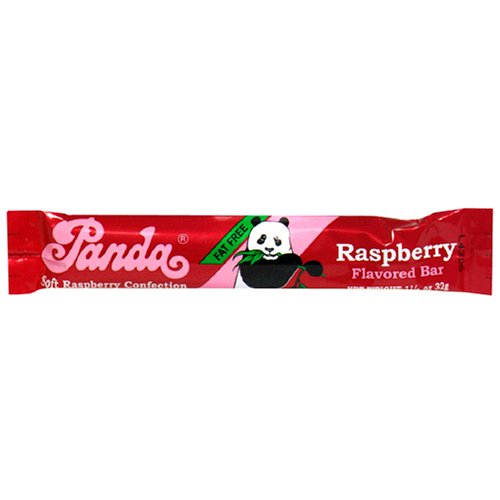 Panda Soft Raspberry Confection, 1.1-Ounce Bars (Pack of 72) by Raspberry Candy