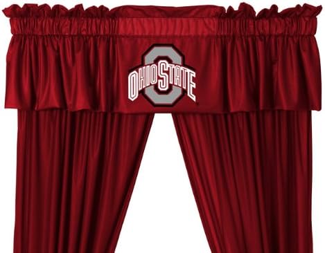 Best Quality Locker Room Valance - Ohio State Buckeyes NCAA /Color Bright Red Size 88 X 14