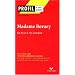 Profil d'une oeuvre : Madame Bovary (1856), Flaubert