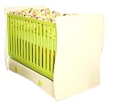 Berg Wave Crib White/Lime