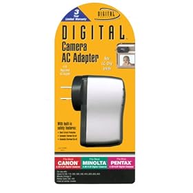 Digital Concepts 4.5V AC Adaptor for use with Canon, Minolta and Pentax Digitla Cameras