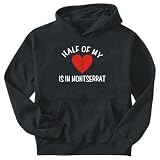Sweatshirt Black  Half Of My Montserrat  Country