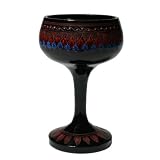 Handmade Decorative Lacquer Chalice Intricate Hand-etched Design (Thailand)
