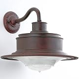 South Street 12 High Outdoor Old Rust Wall Light