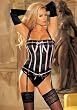 Shirley of Hollywood 29000 Stretch Satin Corset With Ribbon and Lace Trim