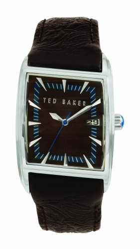 Ted Baker TE1001 Gents brown leather strap watch