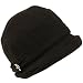 Winter Beanie Bucket Foldable Crusher Shimmer Hat Black