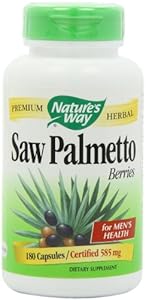 Nature's Way Saw Palmetto Berries, 585mg, 180 Capsules