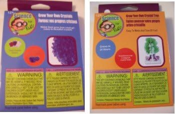 2 kits Science for Kids Thinking Cap Activities ~ Grow Your Own Crystal Tree (Ages 12+)
