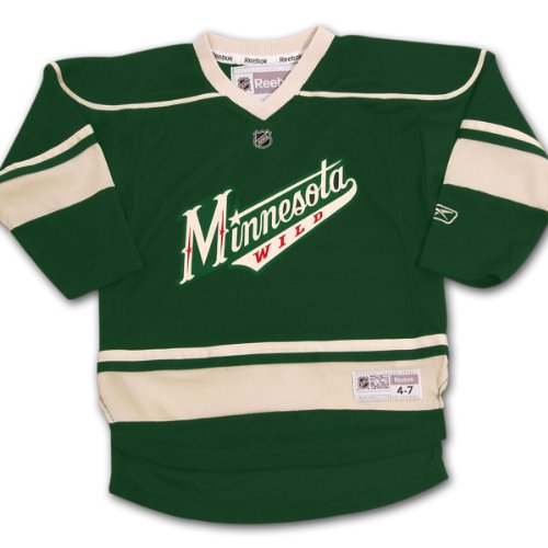 Minnesota Wild Reebok Child Replica (4-6X) Alternate NHL Hockey Jersey Size Child (4-6X)