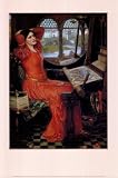 Lady of Shalott, c.1916 Poster Print by John William Waterhouse, 24x36 Poster Print by John William Waterhouse, 24x36