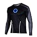 G-LIKE Men's Black Iron Man Long T-Shirt