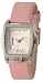 Kahuna Stainless Steel Ladies White Analogue Dial & Pink Leather Strap Watch
