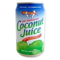 Amy and Brian Natural Coconut Juice Unsweetened, 10 Ounce Tins (Pack of 24)