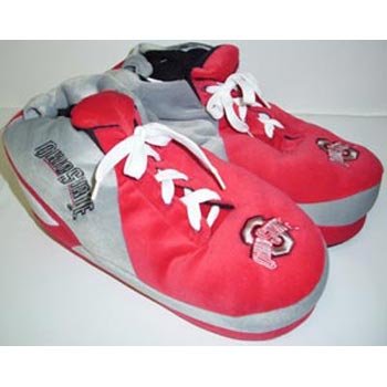 Ohio State Buckeyes NCAA Plush Sneaker Slippers - S