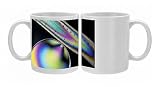 Coloured light interference patterns on plastic Photo Mugs
