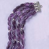 AMETHYST BEADED BRACELET