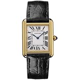 Cartier Tank Solo 18kt Yellow Gold Mens Watch W1018855 by Cartier